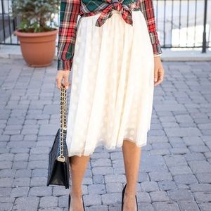 Dobby Dot Tulle Skirt - Grace and Lace